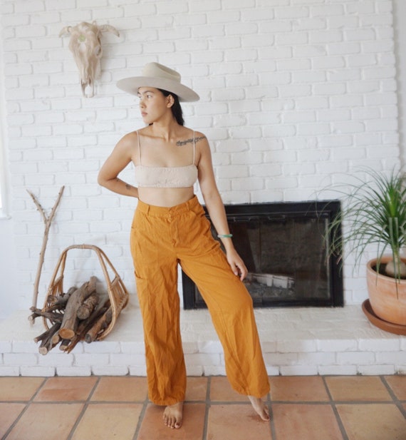 Camel utility pants