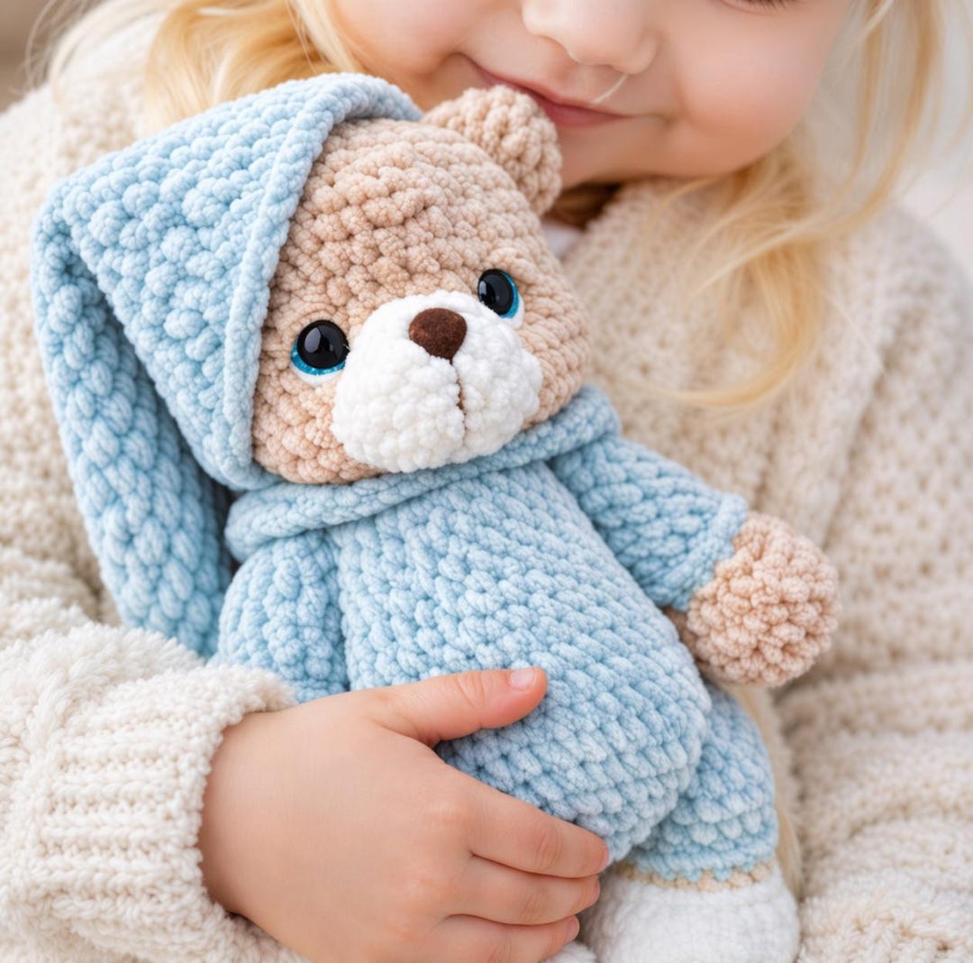 Teddy Bear Crochet Pattern: Amigurumi Plush Toy (PDF Pattern English ...