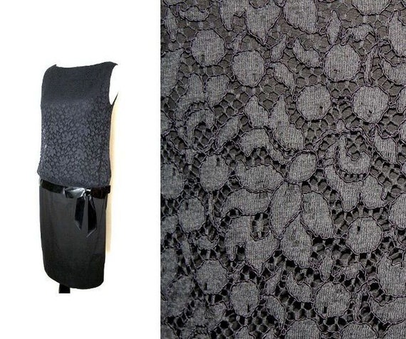 Vintage MR. MORT Drop Waist Dress SMALL Sleeveless