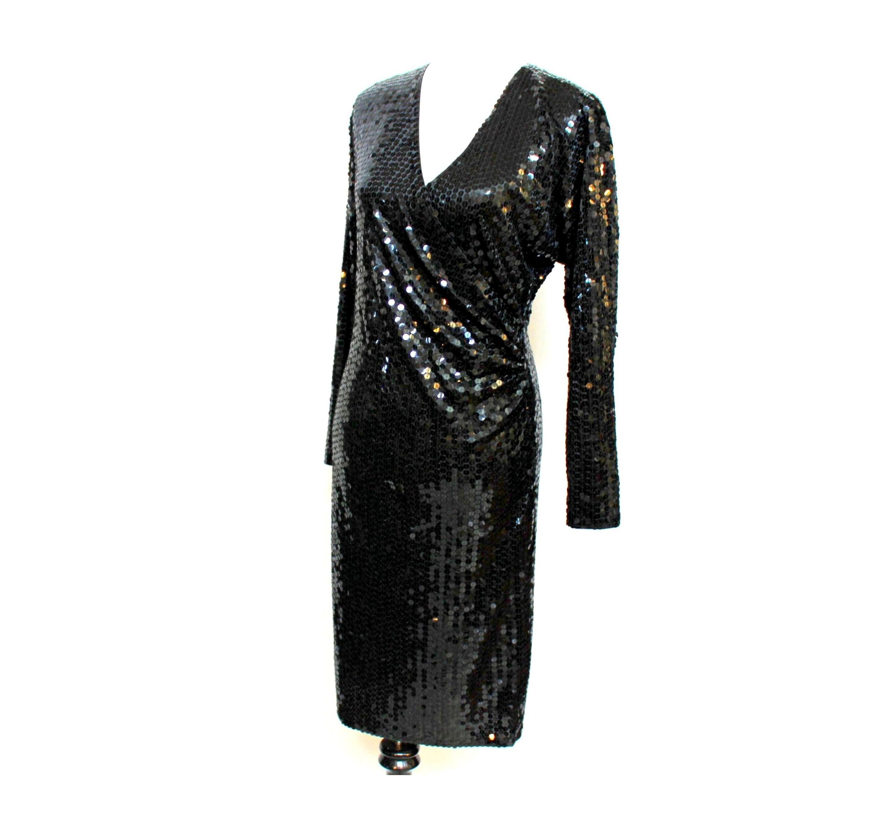 Laguna faux cheap wrap gown