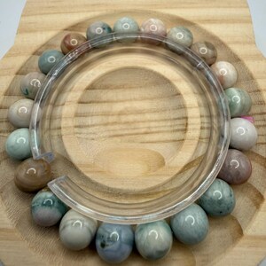 High Quality Natural Thousand-Layer Alashan Agate - 9mm - C4-3458