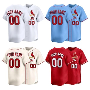 Custom St. Louis Baseball Jersey,Personalized Name Number shirts,AII Stitched Jersey Men/Youth Size