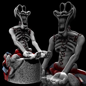 PS5/PS4 controller Stand Smiling Corpse STL | 3D Printer Model (Digital Download)