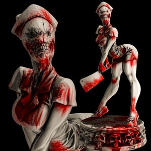 Nurse - SIlent Hill STL | 3D Printer Model Inspired by SIlent Hill Movie (Digital Download)