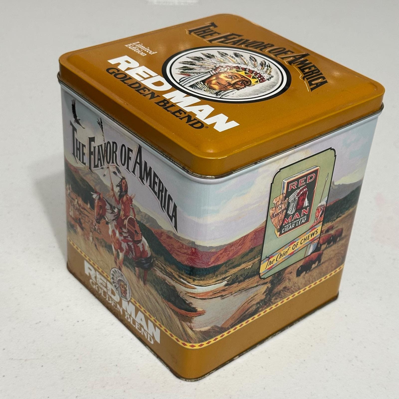 red man tobacco tins Red Man Tobacco Tin