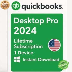 Intuit Quickbooks Desktop Pro Premier Plus 2024 ( PC) - 1 Device, Lifetime - Intuit Key - GLOBAL