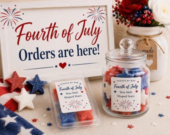 Red, White & Blue Wax Melts