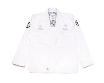 White Brazilian Jiu Jitsu Gi set– RVCA Shoyoroll Collaboration Kimono Top