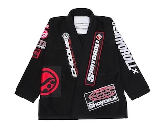 Kimono de BJJ Shoyoroll negro – 450 g/m²