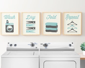 Modern Laundry Art Etsy