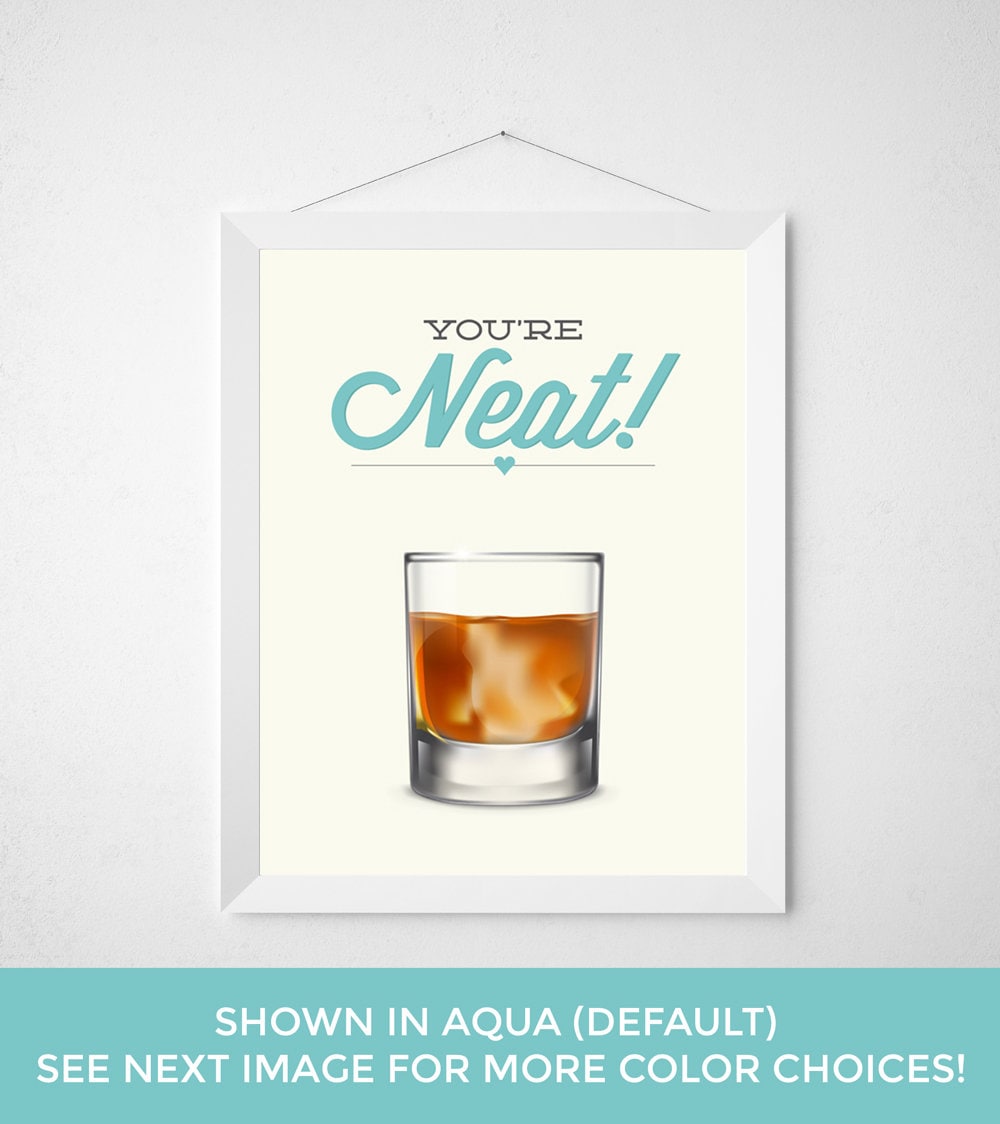 Beautiful Cocktail Bar Print Poster