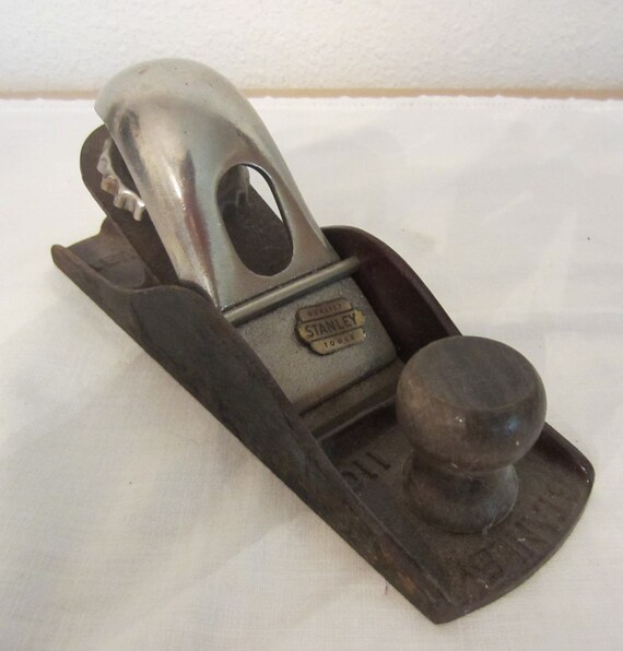Stanley Wood Plane No 110 Vintage Planer Woodworking Tool Image 0