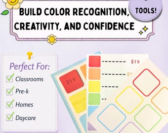 Color Match and Trace Activity Bundle | Pre-K and Early Learning Tool