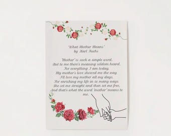 What a Mother Is - Digital Mother’s Day Poem
