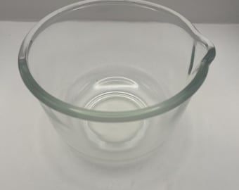 Vintage Glassbake voor Sunbeam-glazen mengkom, tuit met een diameter van 6 inch, VS