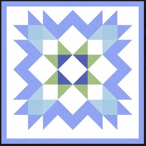 Modello semplice per trapunta decorativa con motivo ortensie - Download digitale