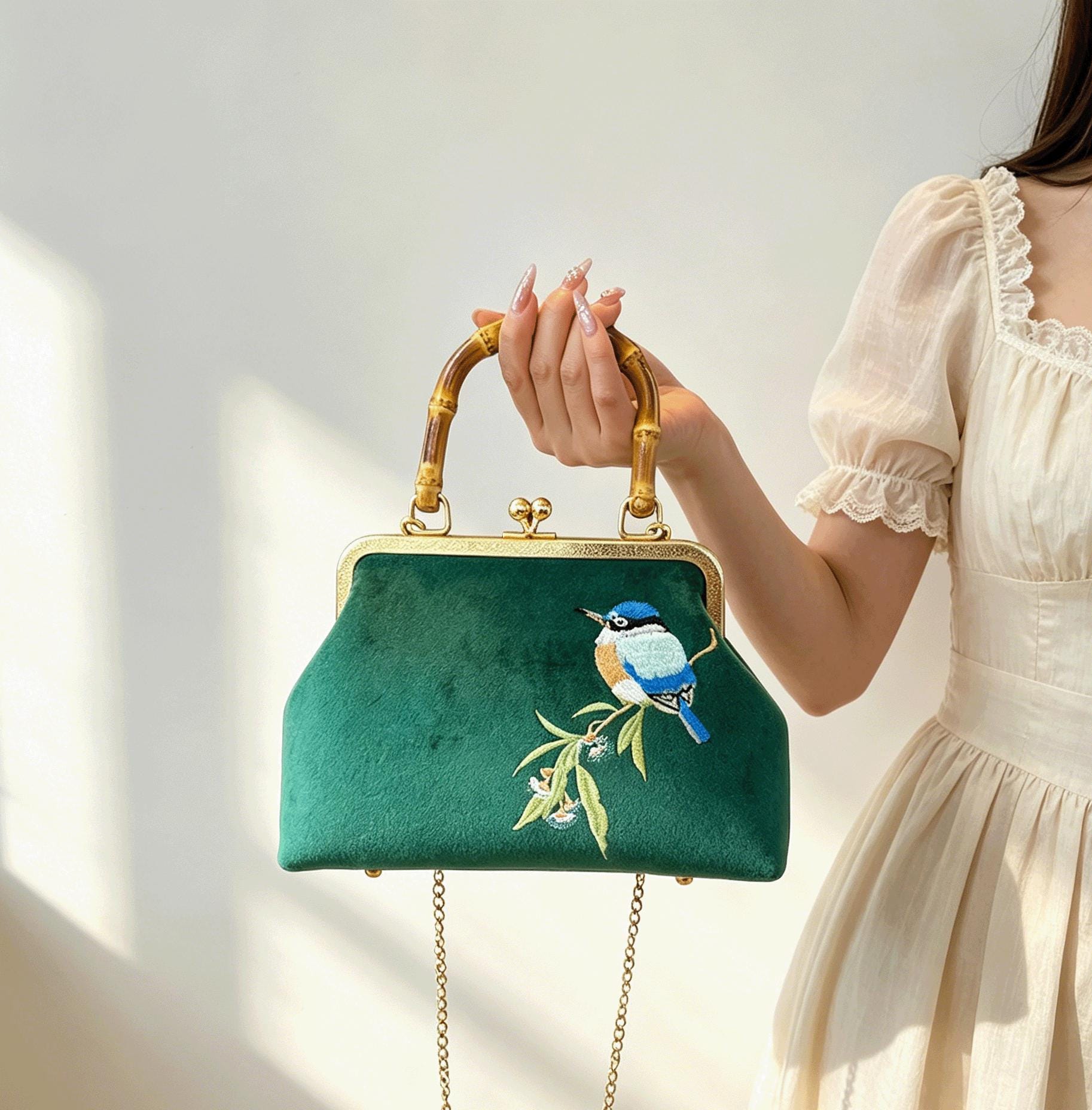 Dark Green Evening Purse - Etsy Dark Green Evening Purse - Etsy