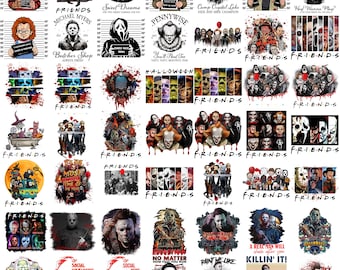 Paquete de personajes de terror PNG, amigos de terror PNG, personaje de Halloween PNG, paquete de terror PNG, película de terror PNG, amigos de Halloween PNG