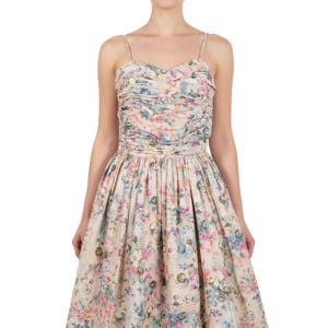 XS Vintage 50s Fit & Flare Floral Dress, Junior/Petite XS