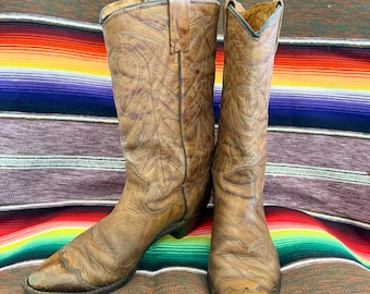 Vintage Womens Western Boots, Legit Wear Broken in by Texas 7 1/2W