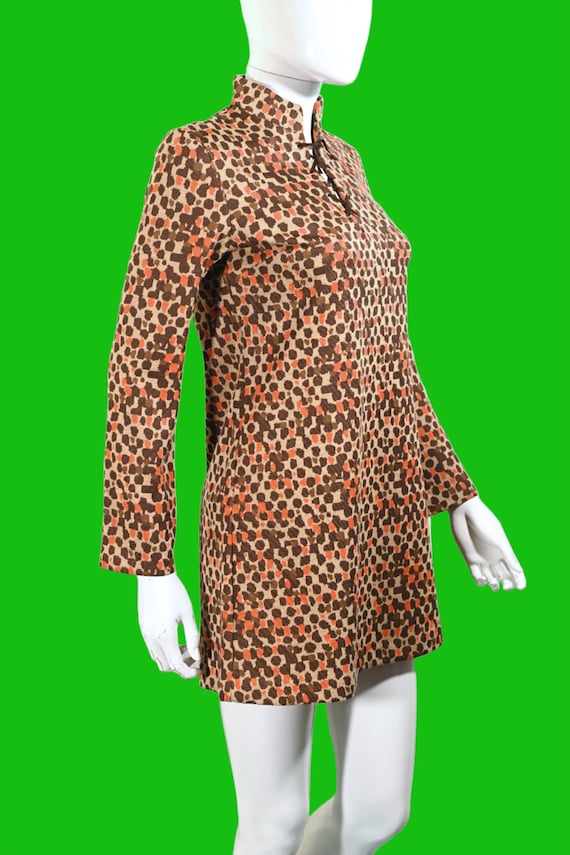 Vintage 90s does 60s Mod Micro Mini Shift Dress XS/S