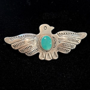 サンダーバード　vintageピン Classic 1950's Navajo Thunderbird Pin - Etsy