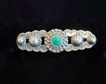 Vintage Fred Harvey Era Navajo Sterling Silver and Turquoise