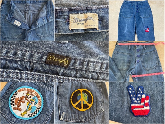 60s/70s Rainbow Stripe Wrangler Bell Bottoms – Double Barrel Dry Goods