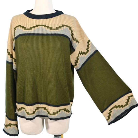 Vintage 60s/70s Southwestern Pullover Sweater - image 1