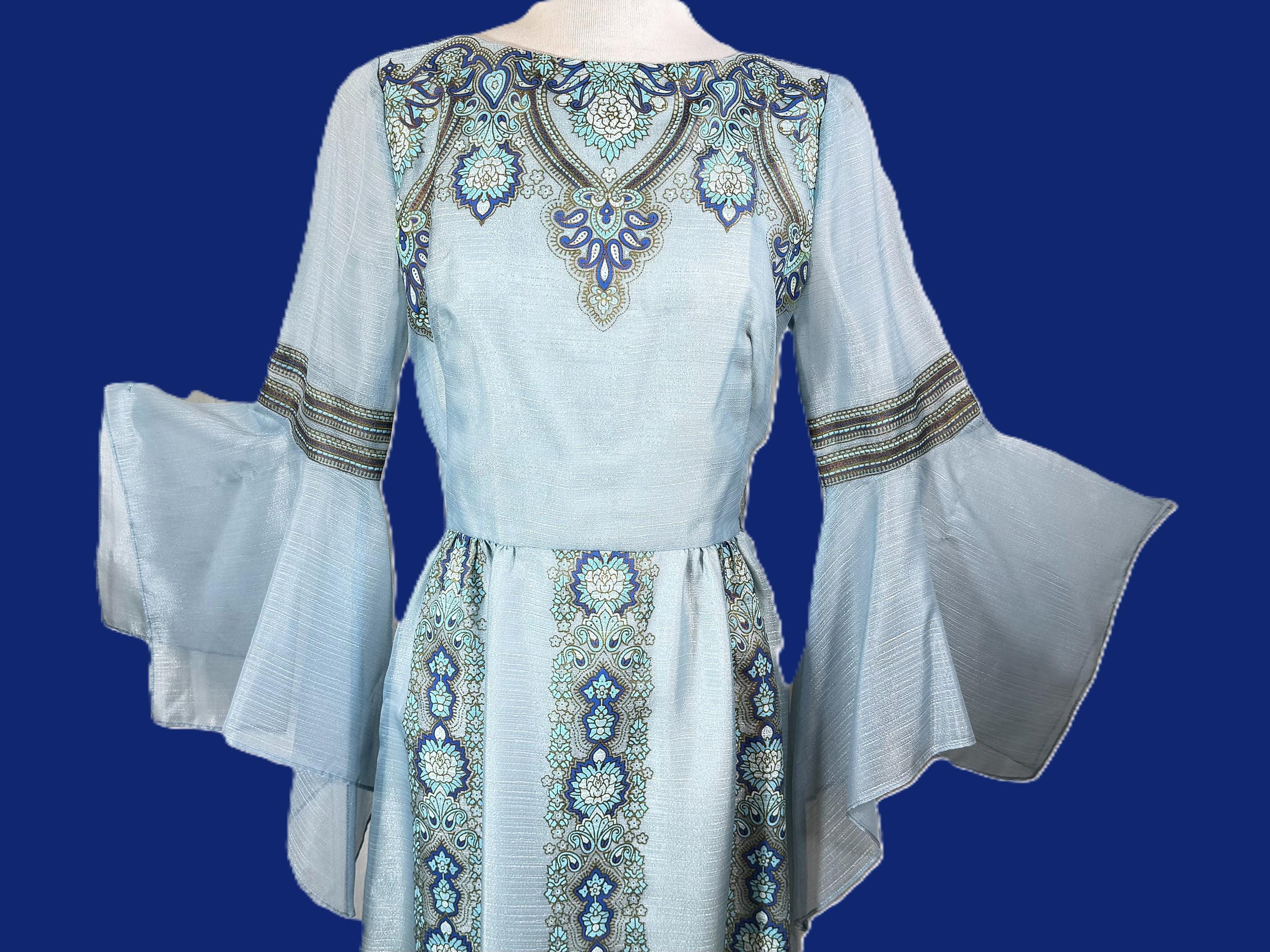 Handkerchief Maxi Dress - Etsy Handkerchief Maxi Dress - Etsy