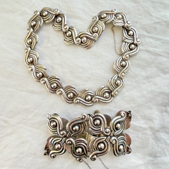 Vintage Los Castillo Necklace/Bracelet Set #122, … - image 6