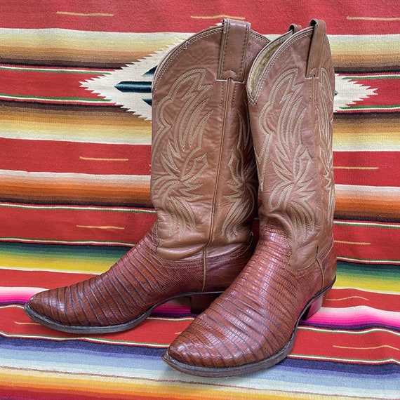 Vintage Justin Womens Western Boots, Leather/Liza… - image 8