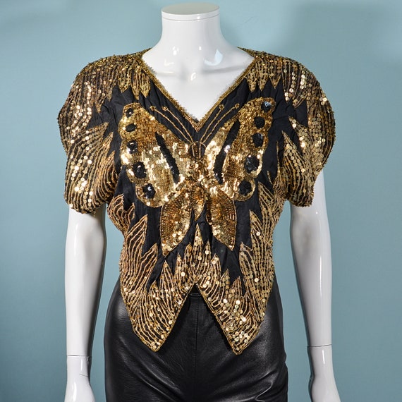 70s sequin top clearance