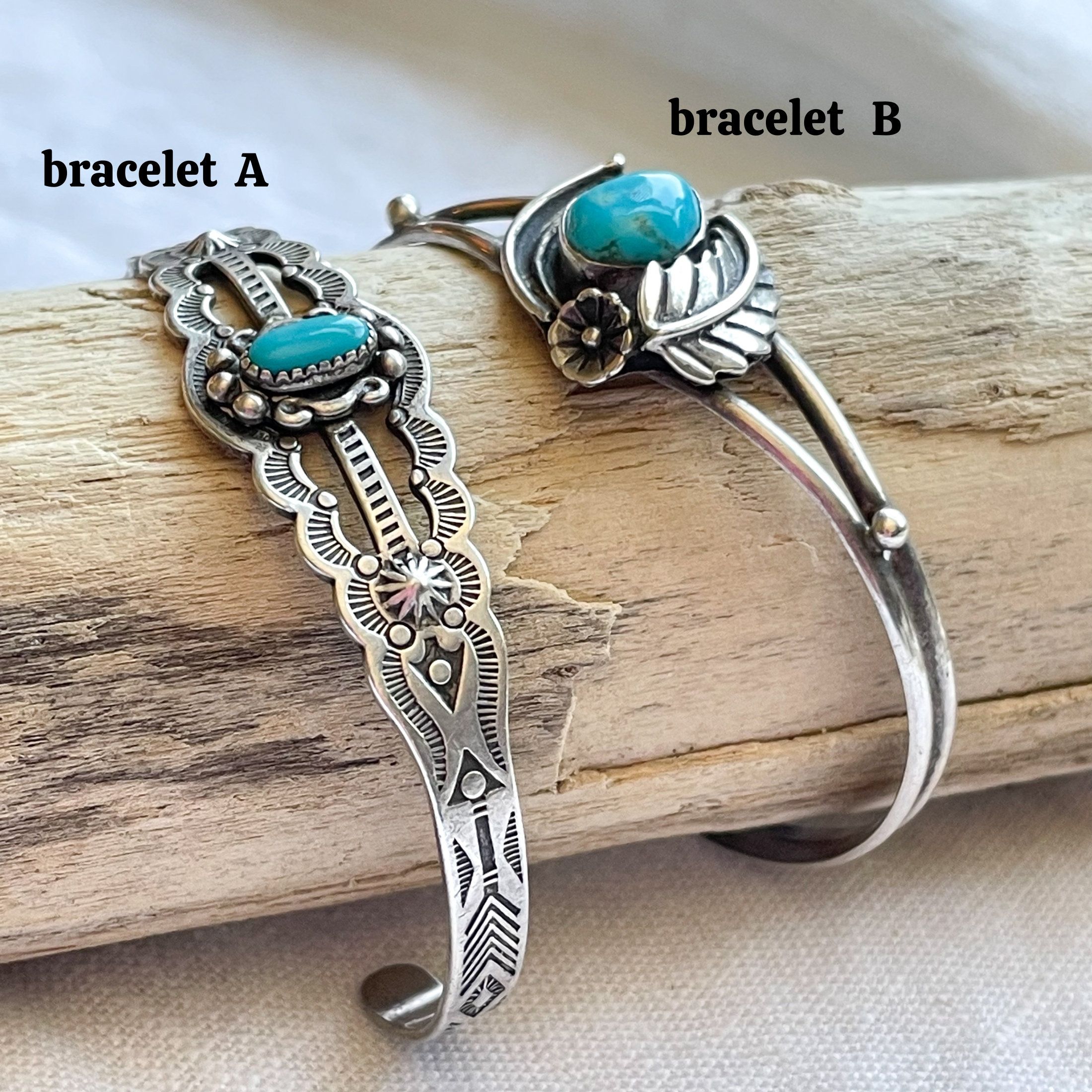 Vintage Children's Native American Silver Turquoise Navajo