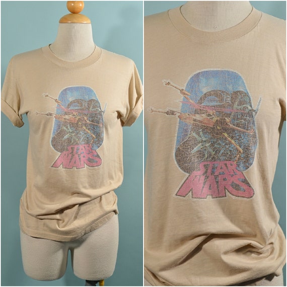 Vintage 70s Star Wars T Shirt Darth 