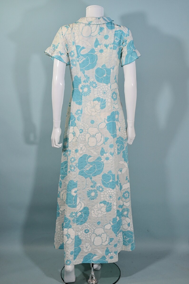 Vintage 50s/60s Floral Dressing Gown House Coat Lounge Wear image 6