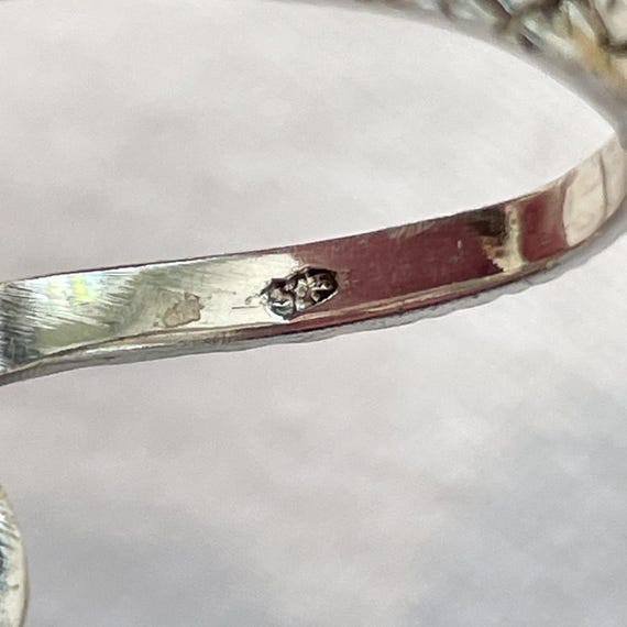 Sterling Silver Coiled Snake Ring, Southwestern E… - image 7