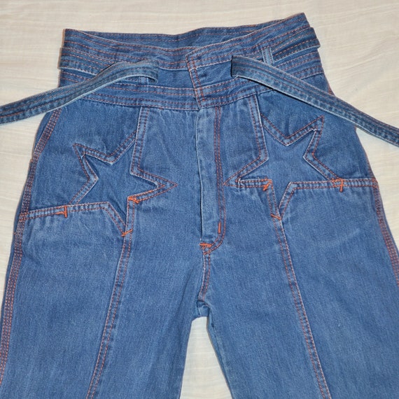 RARE Vintage 70s N'est Ce Pas? Star Jeans, High Wa