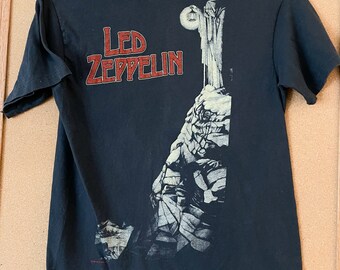 Vintage Led Zeppelin Tee Shirt, Hanes Label - Etsy
