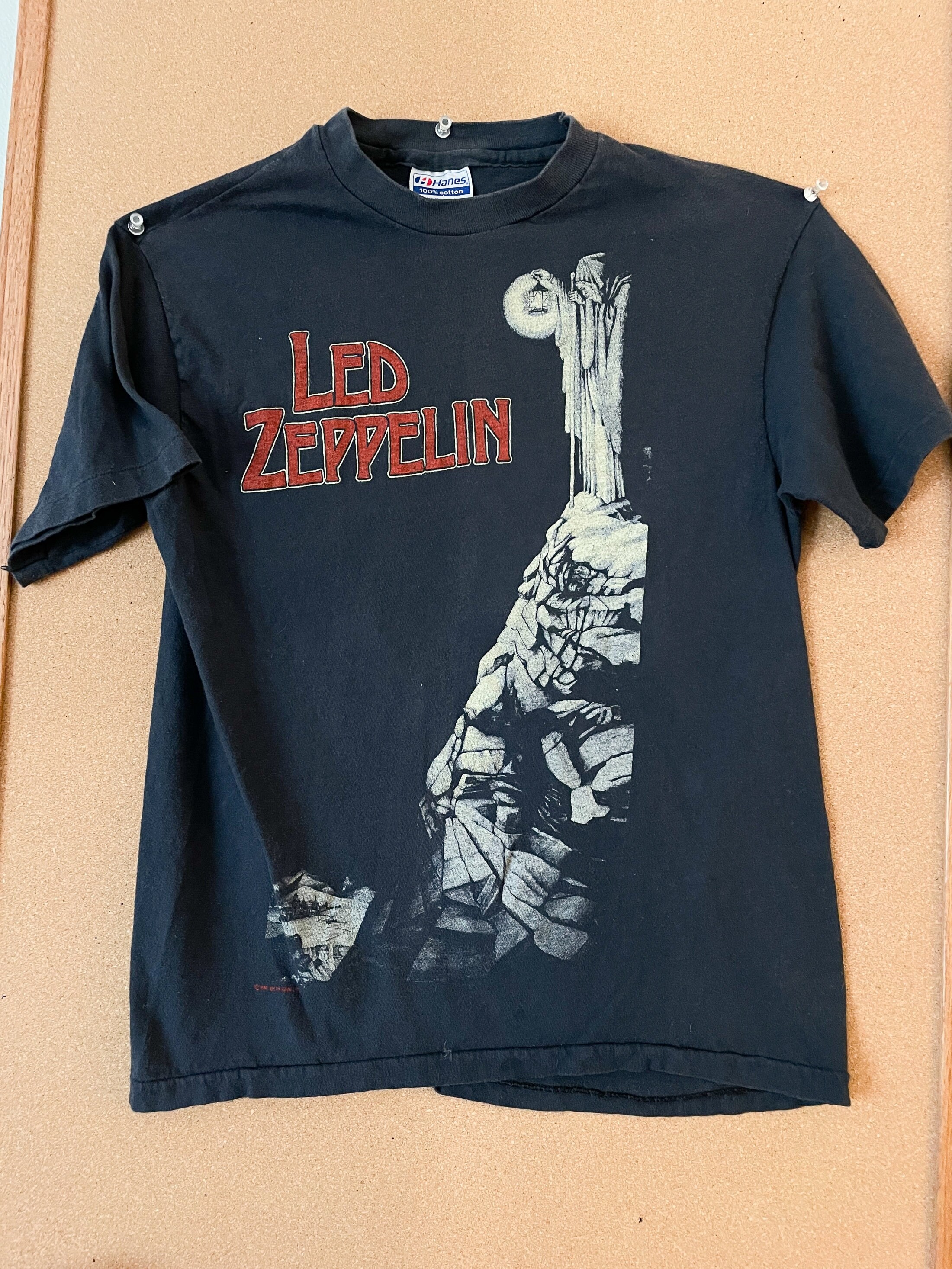 Vintage Led Zeppelin Tee Shirt, Hanes Label - Etsy