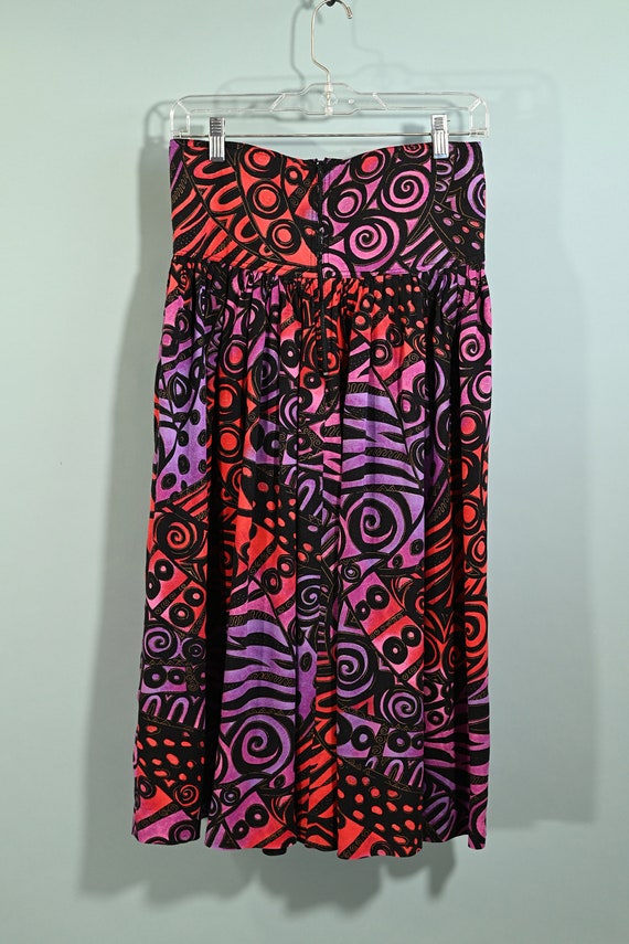 Vintage High Waist Abstract New Wave Post-Modern … - image 10