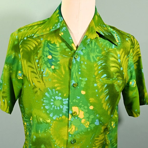 Iolani Exclusive Mcinery Vintage 60s Hawaiian Shirt, 70s Aloha 