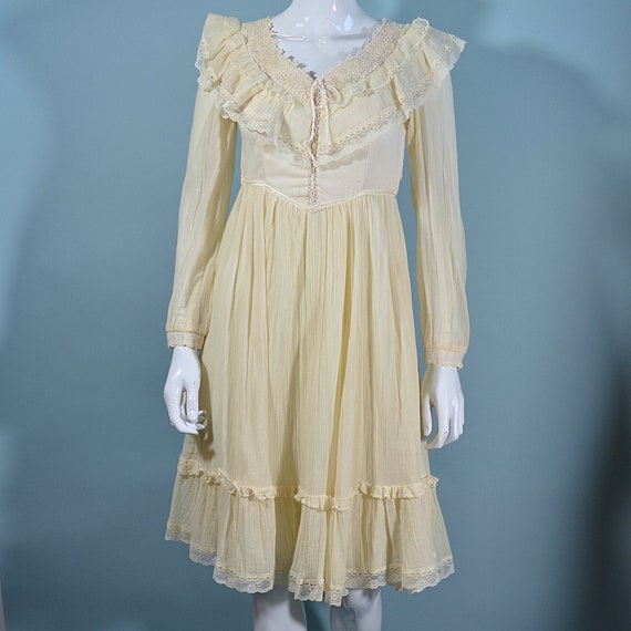 Vintage Gunne Sax Prairie Dress, Cottagecore Corse