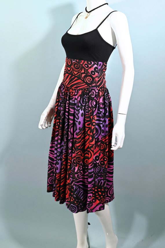 Vintage High Waist Abstract New Wave Post-Modern … - image 7