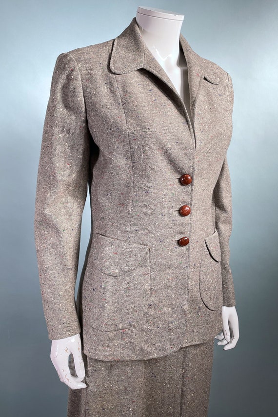 Rosenblum Vintage 50s Wool Tweed Womens 2 Piece Suit … Gem