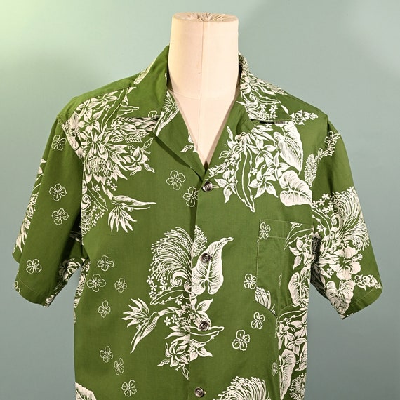 Lei-O Hawaii Sportswear Hawaiian/Aloha Shirt, Vintage 50s/60s 