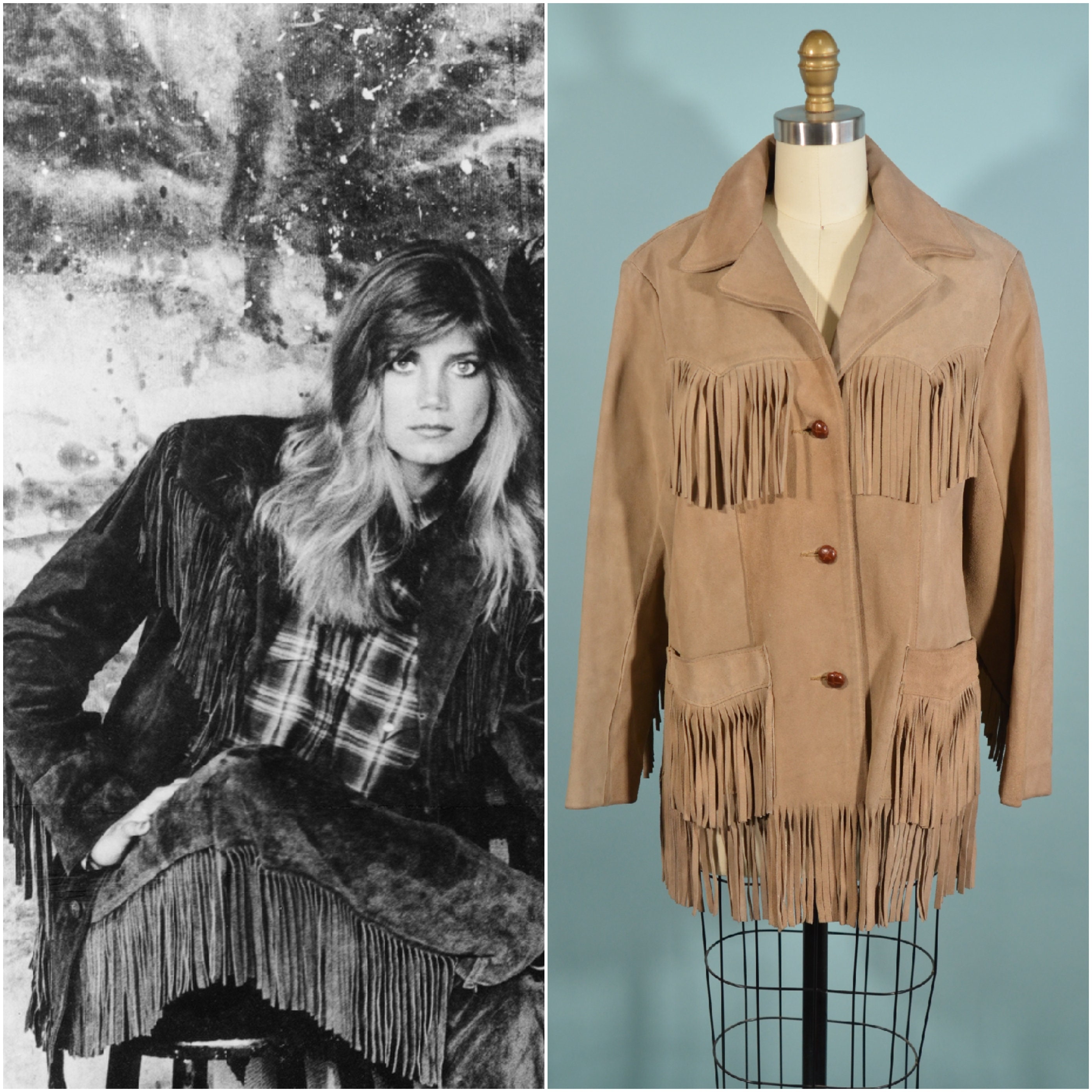 70s fringe jacket