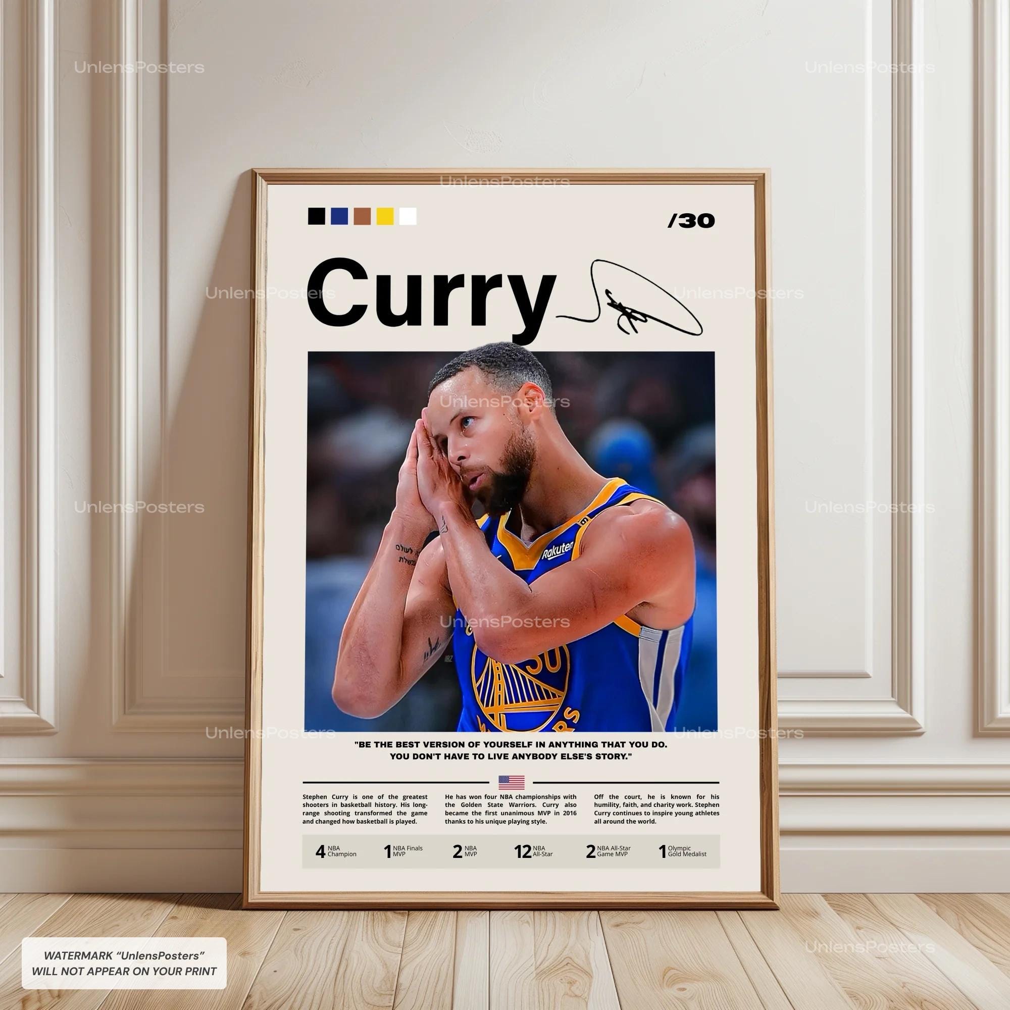 Stephen curry poster - Etsy 日本