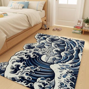 Wave Pattern Floor Mat