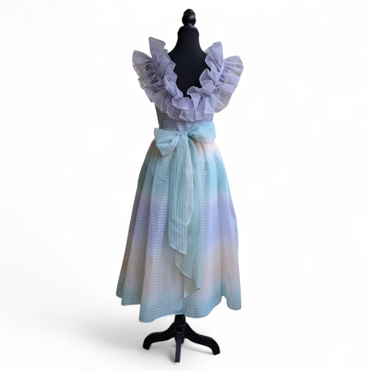 rainbow organza dress Rainbow Organza Gown